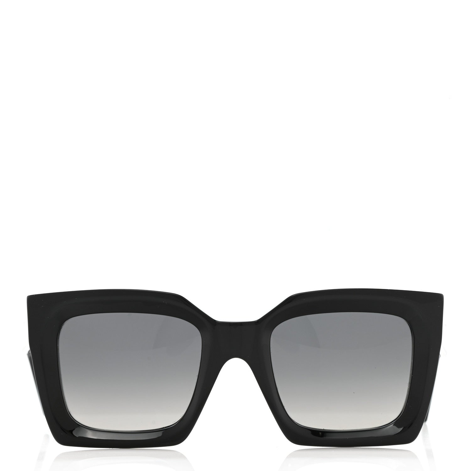 Celine Acetate Square Sunglasses CL401301 Black 2 of 7