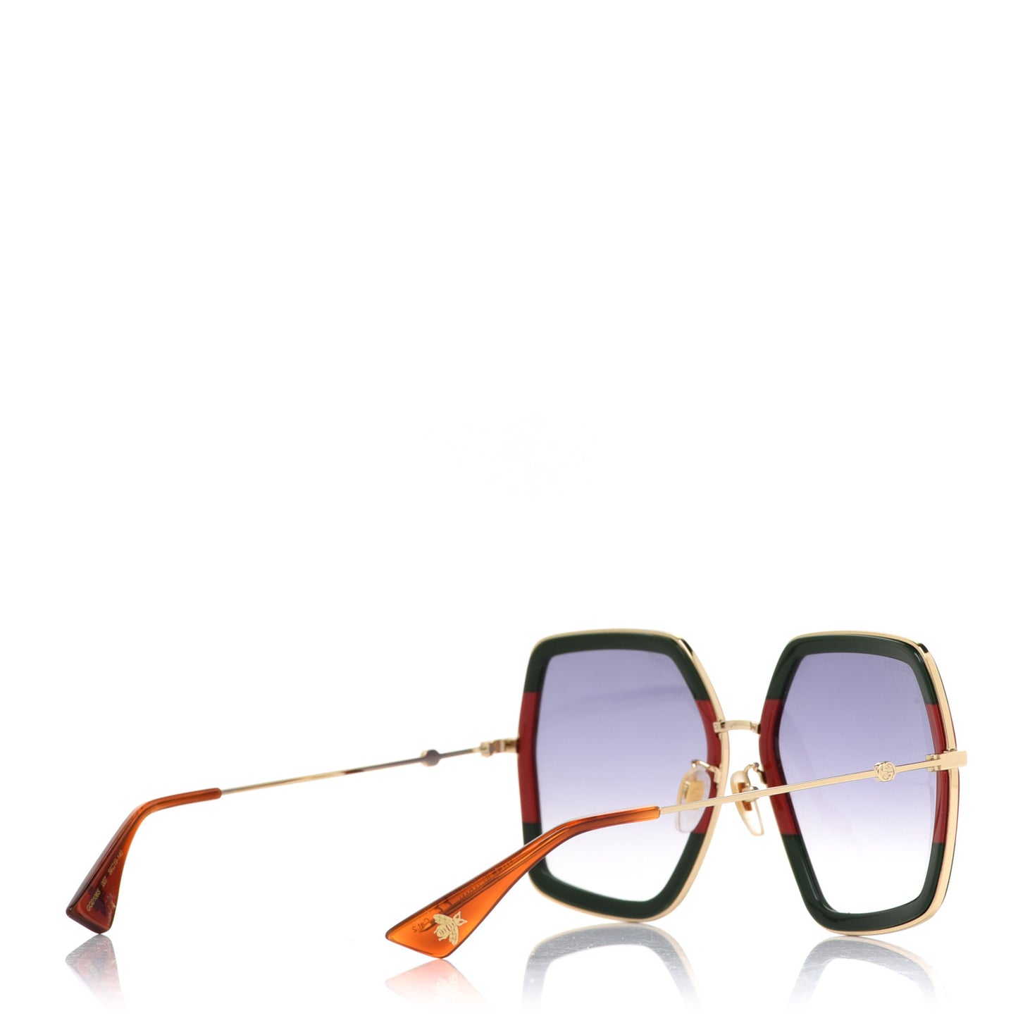 Square Frame Web GG0106S Sunglasses Tortoise