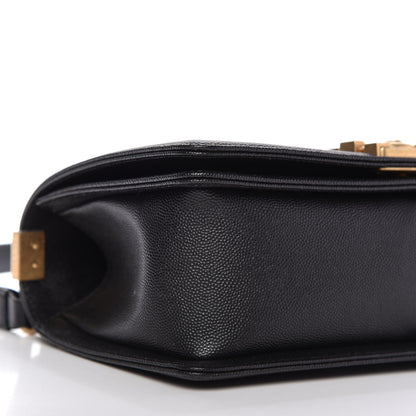 Chanel Caviar Quilted Medium Boy Flap Black 6 of 11