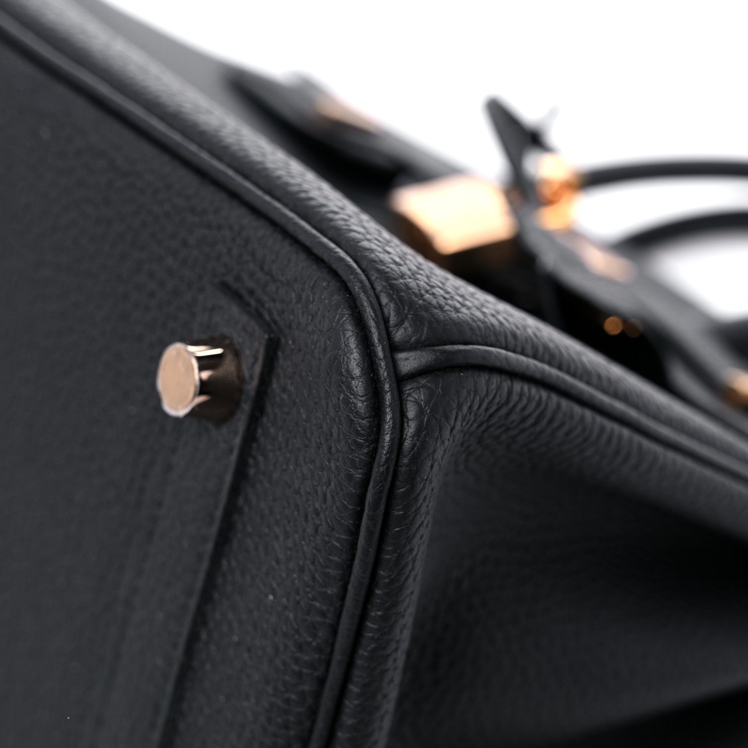 Hermes Togo Birkin 25 Black 9 of 15