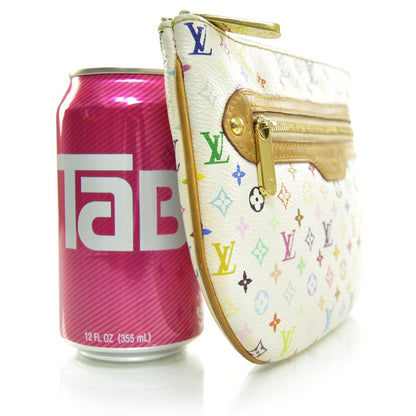 Louis Vuitton Monogram Multicolor Pochette Plate GM White 3 of 8