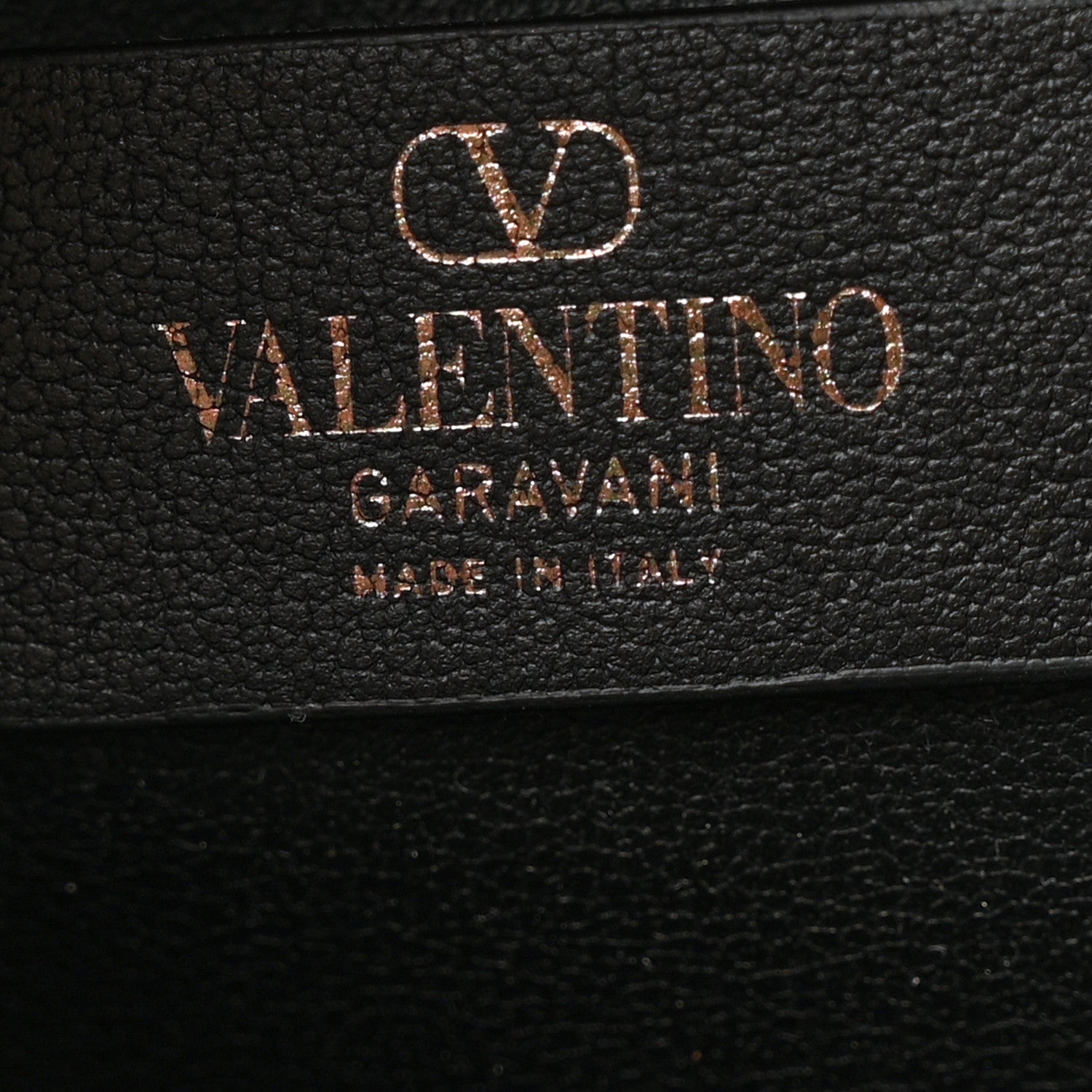 Valentino Garavani Canvas Panther Calfskin Crystal Small Vlogo Signature Tote Black White 6 of 12