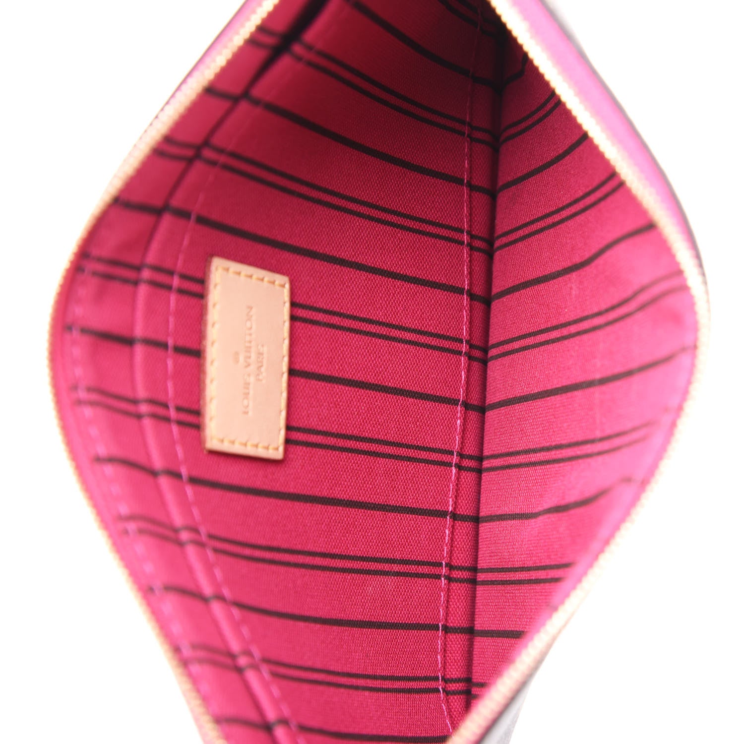 Louis Vuitton Monogram Neverfull MM GM Pochette Pivoine 4 of 9