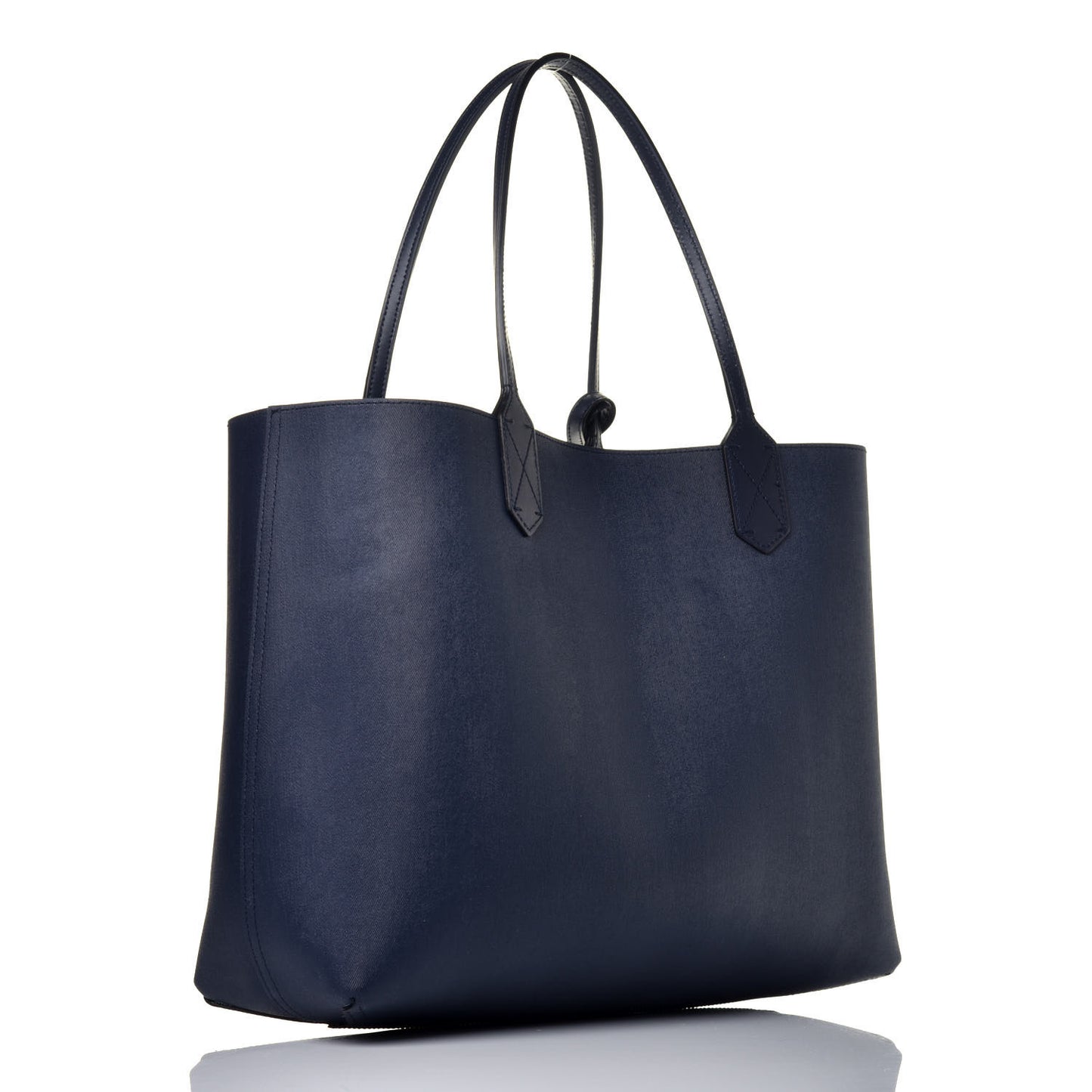 GG Supreme Monogram Blooms Medium Reversible Tote Beige Blue Navy