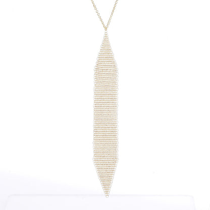 Tiffany 18K Yellow Gold Elsa Peretti Mesh Pendant Necklace 4 of 6