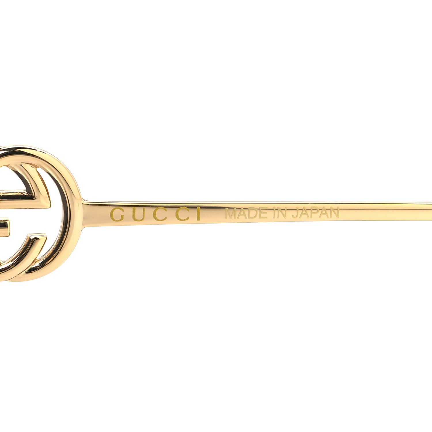 Gucci Square Aviator Sunglasses GG1207SA Gold 5 of 8