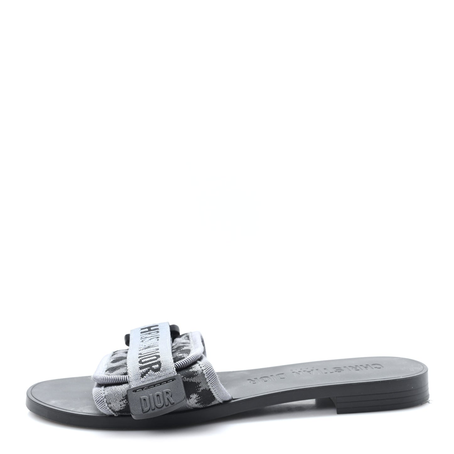 Technical Stretch Fabric Camouflage Dio(r)evolution Slide Sandals 37 Black Grey