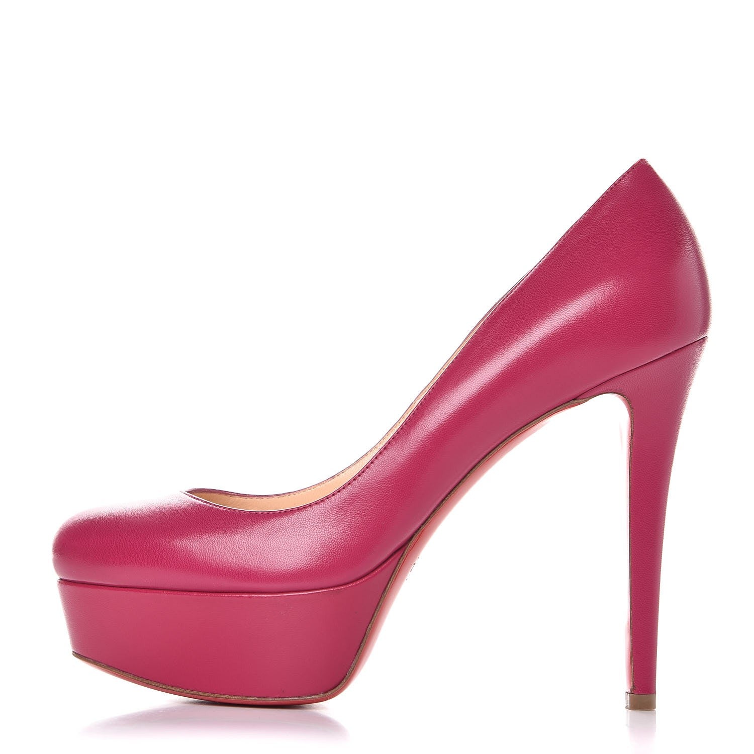 Christian Louboutin Kid Bianca 120 Pumps 37 Grenadine 1 of 9