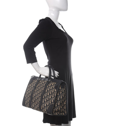 Christian Dior Monogram Boston Navy Blue 2 of 19