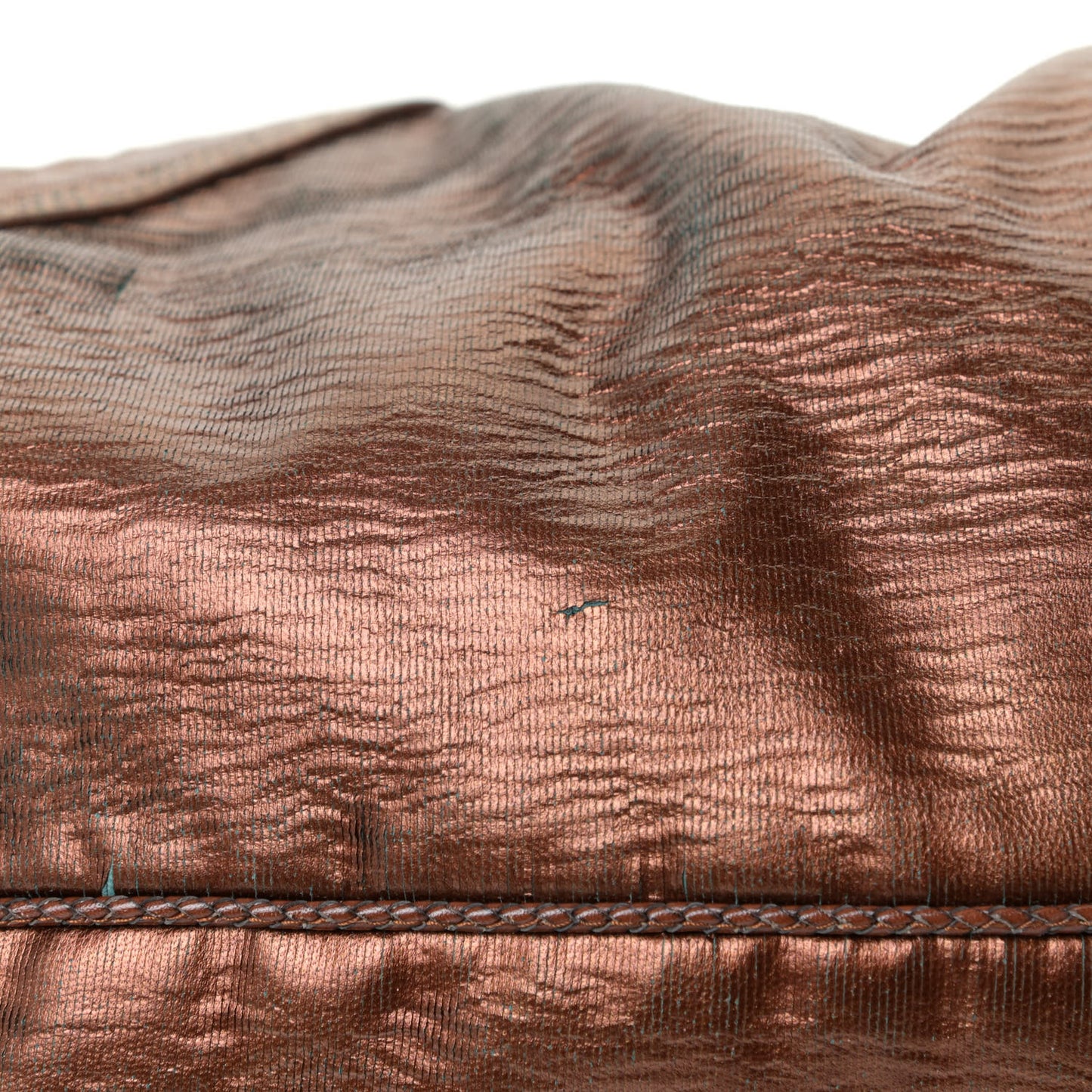 Nappa Fortuny Hologram Spy Tobacco Oro Ambrato
