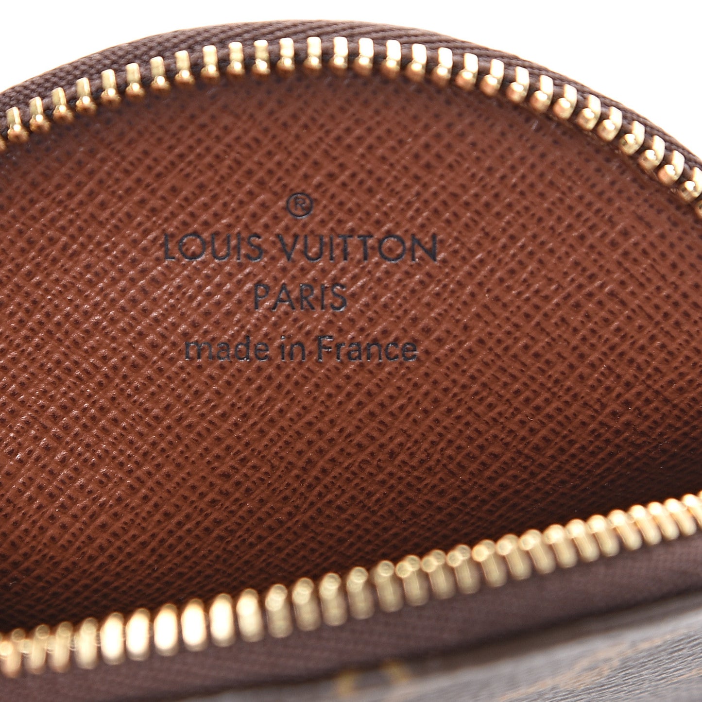 Monogram Round Coin Purse