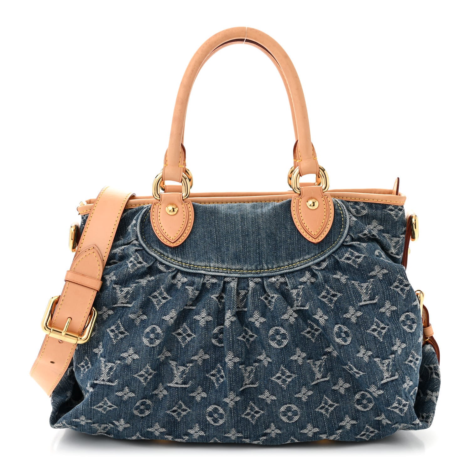 Louis Vuitton Denim Neo Cabby MM Blue 1 of 13