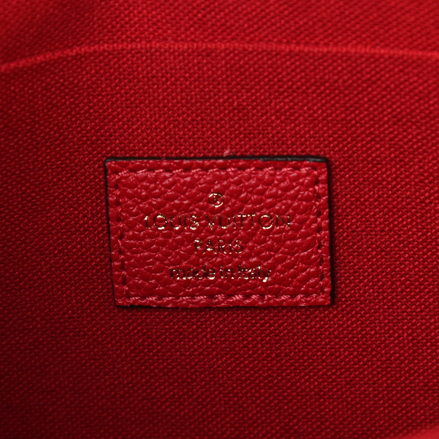 Empreinte Pochette Felicie Chain Wallet Scarlet