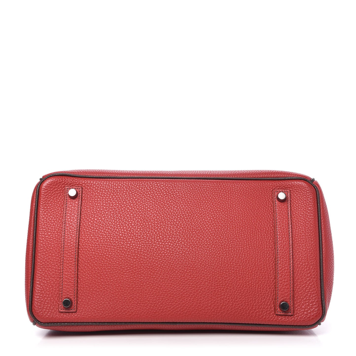 Togo Bi Color Horseshoe Birkin 35 Rouge Garance Chocolate