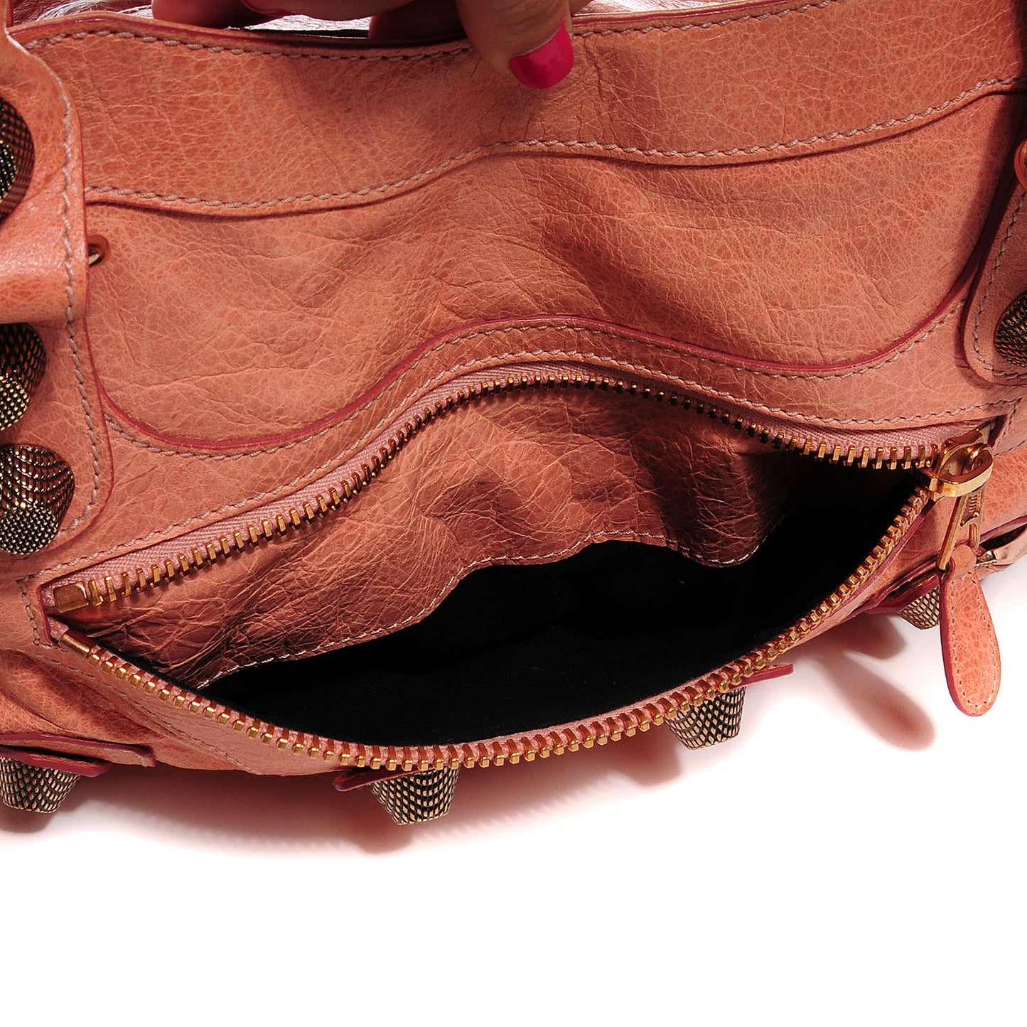 Agneau Giant 21 Rose Gold Hardware City Vieux Rose