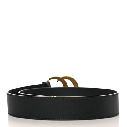 Gucci Calfskin Double G 40mm Belt 75 30 Black 3 of 6