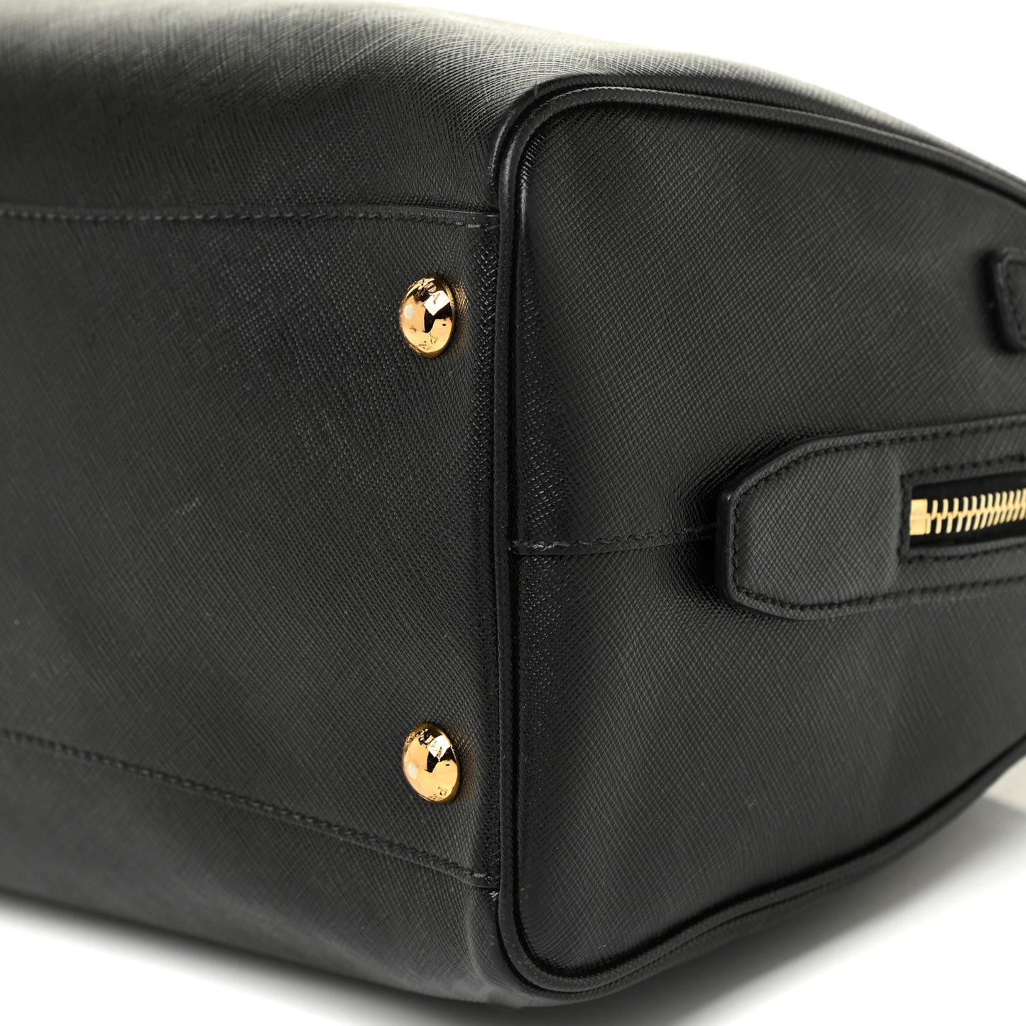 Saffiano Lux Bowler Black
