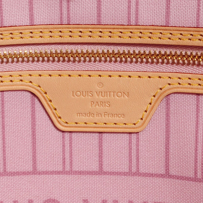 Louis Vuitton Monogram Forte Dei Marmi V Neverfull MM Rose Ballerine 7 of 8