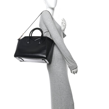 Givenchy Shiny Lord Calfskin Medium Antigona Black 2 of 10