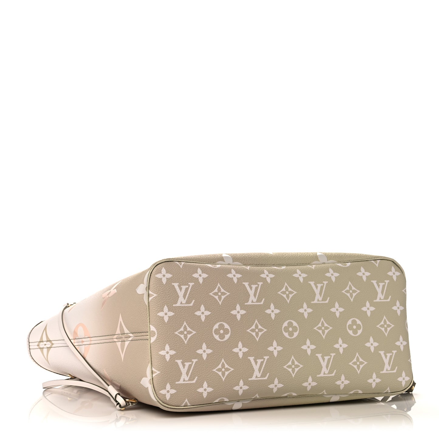 Monogram Giant Spring In The City Neverfull MM Sunset Kaki
