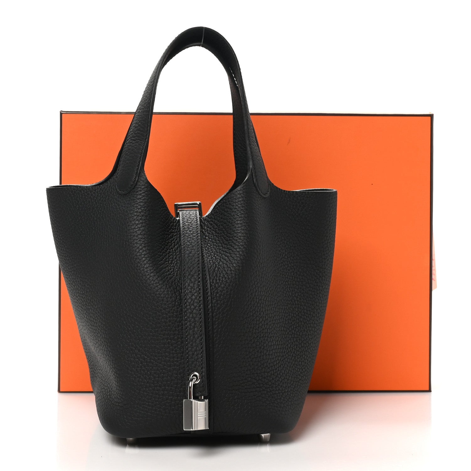 Hermes Taurillon Clemence Picotin Lock 18 PM Black 11 of 11