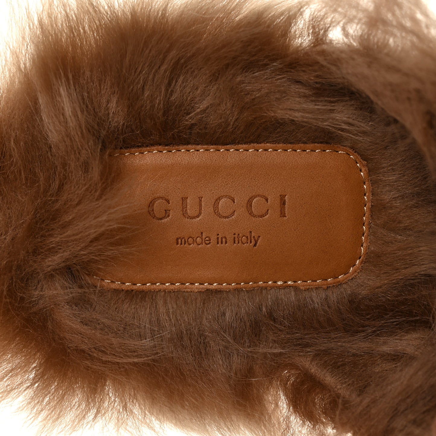 Calfskin Fur Womens Princetown Slippers 36 Lipstick Rose Natural
