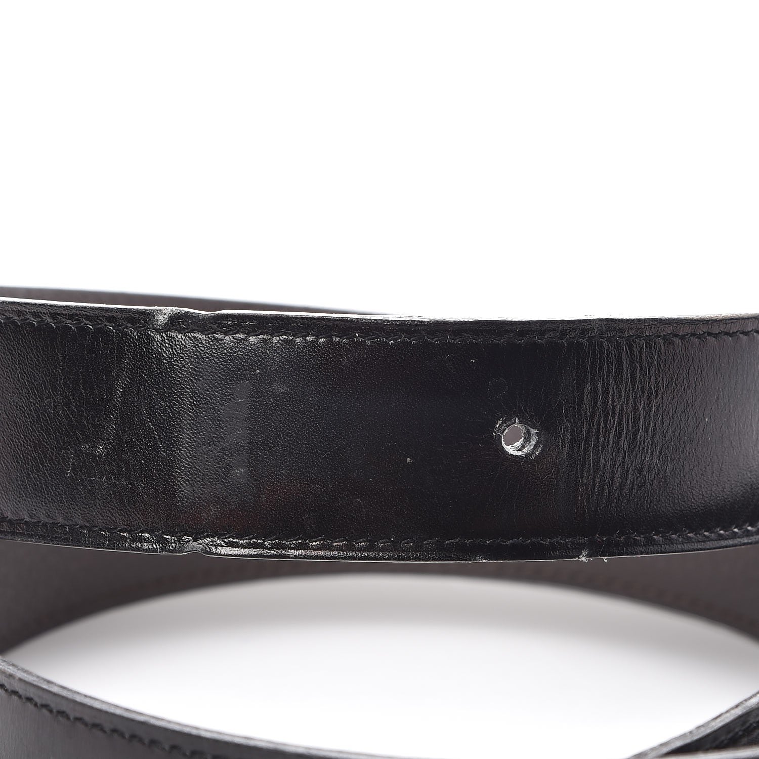 Hermes Box Togo 32mm H Belt 85 Black Etain 7 of 11