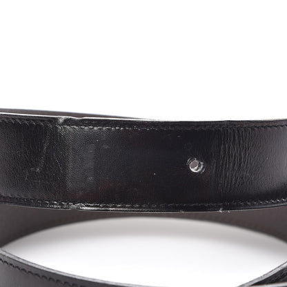 Hermes Box Togo 32mm H Belt 85 Black Etain 7 of 11