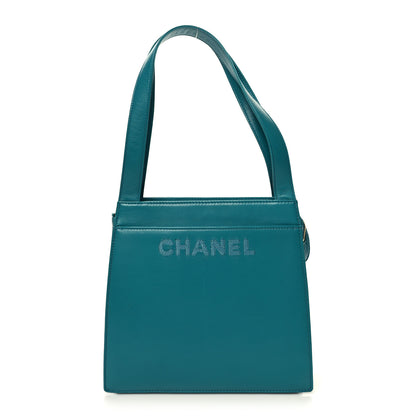 Chanel Lambskin Jumbo Shoulder Bag Blue 1 of 11