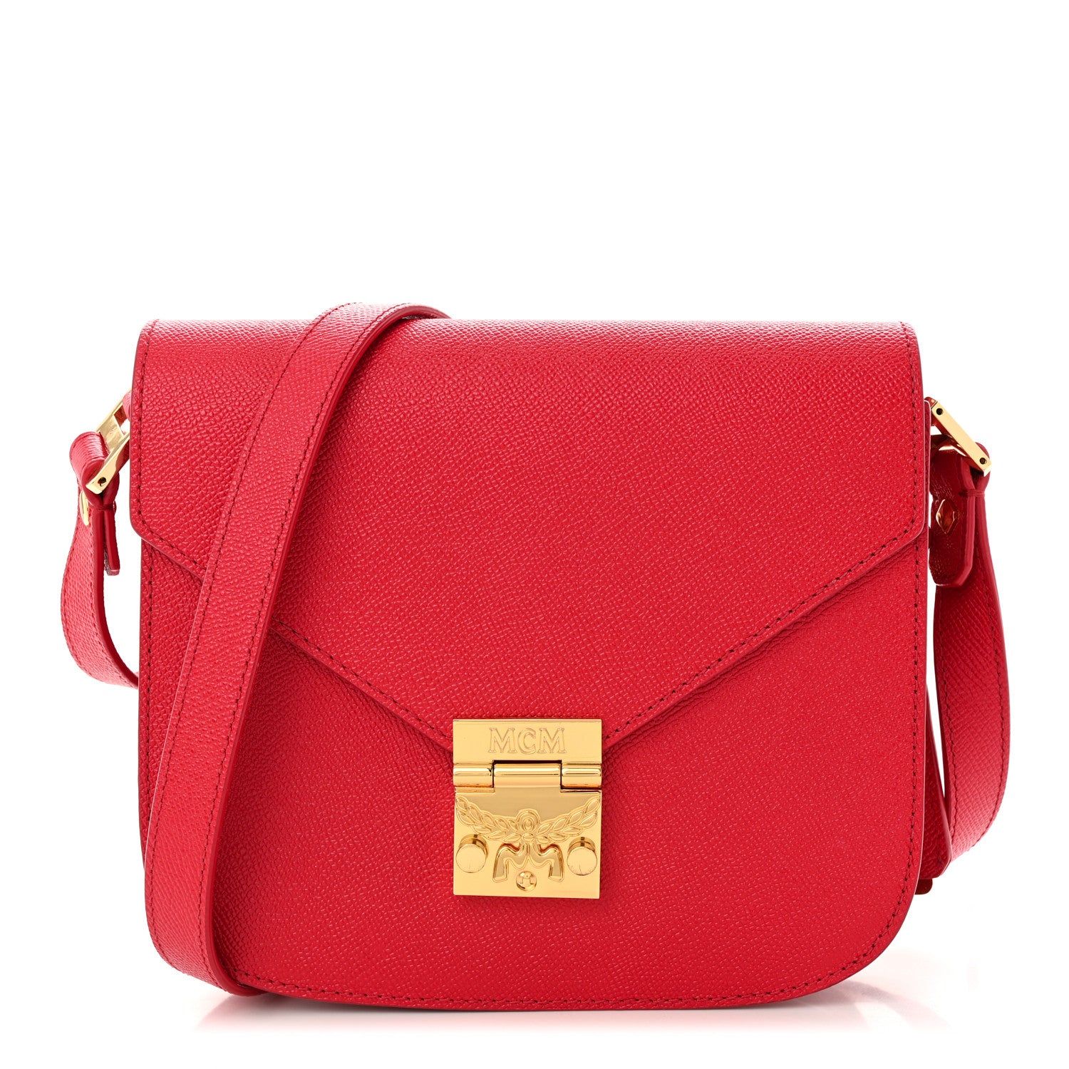 MCM Park Avenue Calfskin Small Patricia Crossbody Bag Red 1 of 11