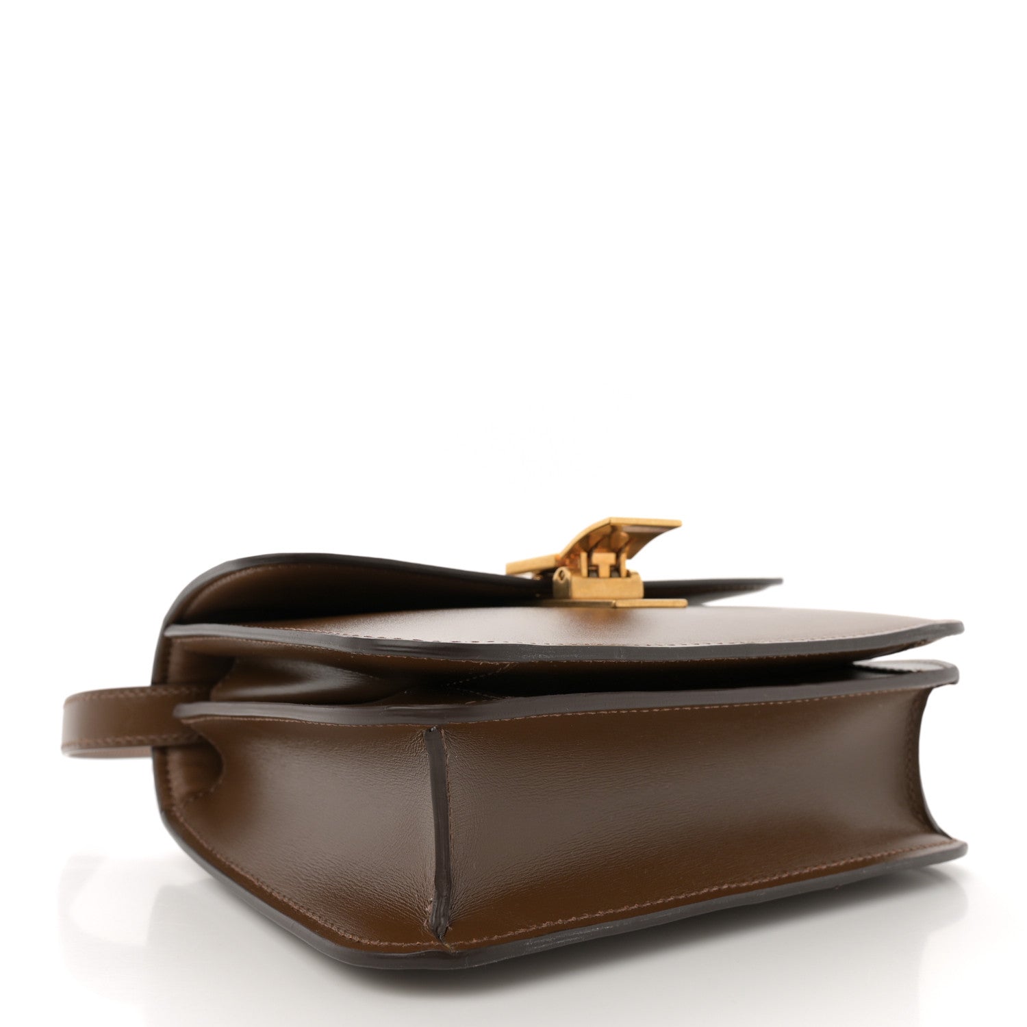 Celine Box Calfskin Teen Classic Box Flap Bag Camel 4 of 10