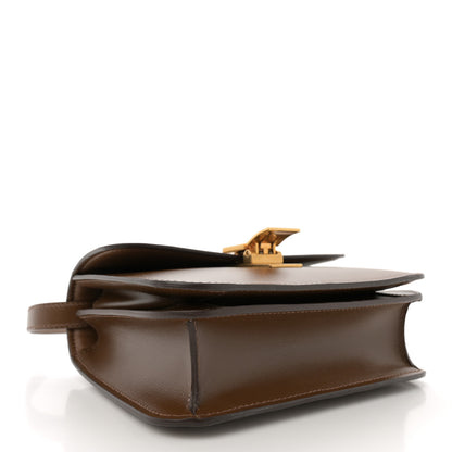 Celine Box Calfskin Teen Classic Box Flap Bag Camel 4 of 10