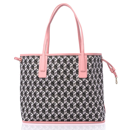 MCM Visetos Medium Liz Reversible Shopper Tote Pink 9 of 13