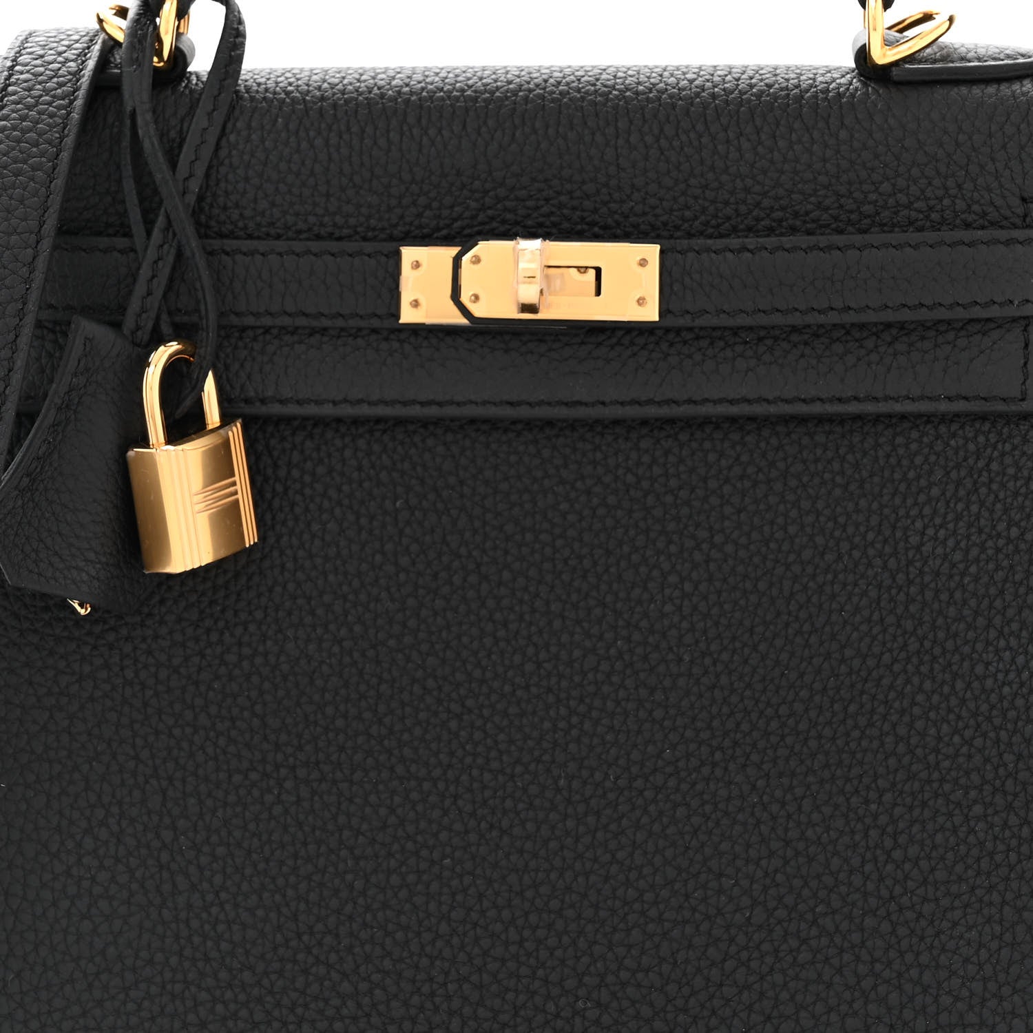 Hermes Togo Kelly Retourne 25 Black 8 of 11