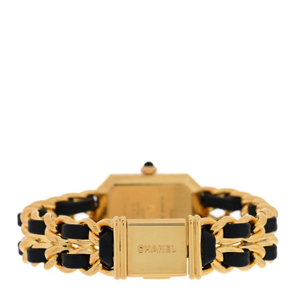 Chanel Stainless Steel Lambskin 20mm Chain Premiere Quartz Watch Gold M 3 of 4