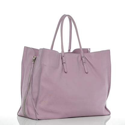 Balenciaga Veau Papier A4 Zip Around Tote Rose Orchid 3 of 8