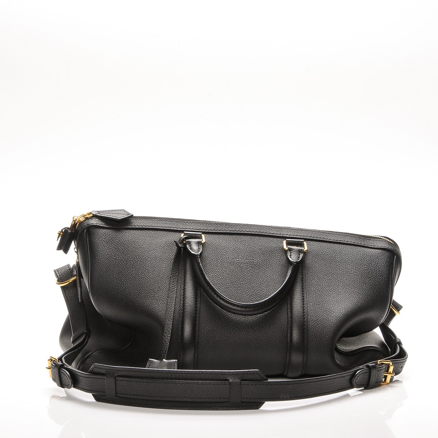 Louis Vuitton Veau Cachemire SC Bag MM Black 7 of 9