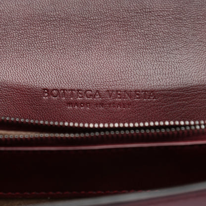 Bottega Veneta Nappa Intrecciato Olimpia Knot Clutch Red 5 of 8
