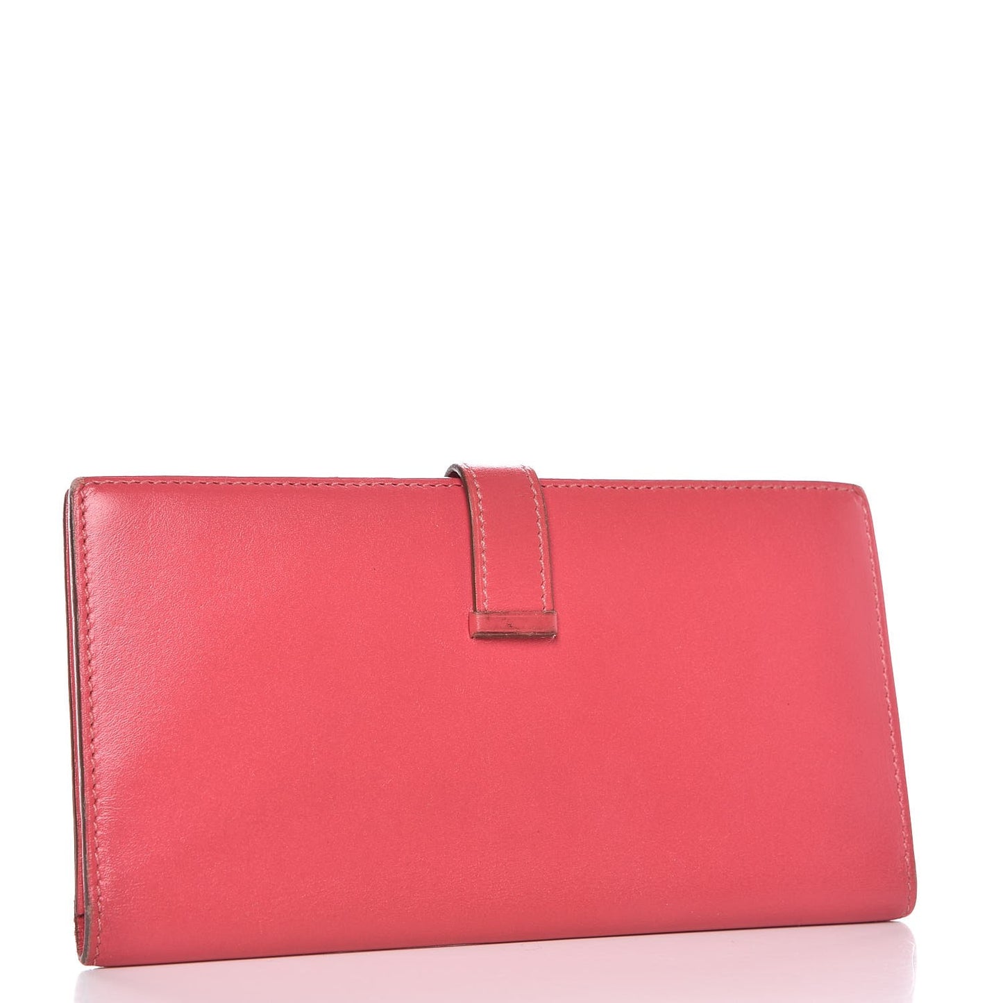 Tadelakt Bearn Gusset Wallet Rose Azalee