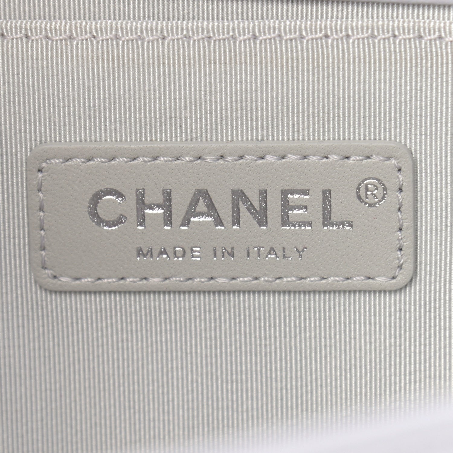 Chanel Lambskin Quilted Medium Boy Flap Grey 5 of 8