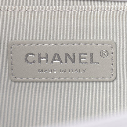 Chanel Lambskin Quilted Medium Boy Flap Grey 5 of 8