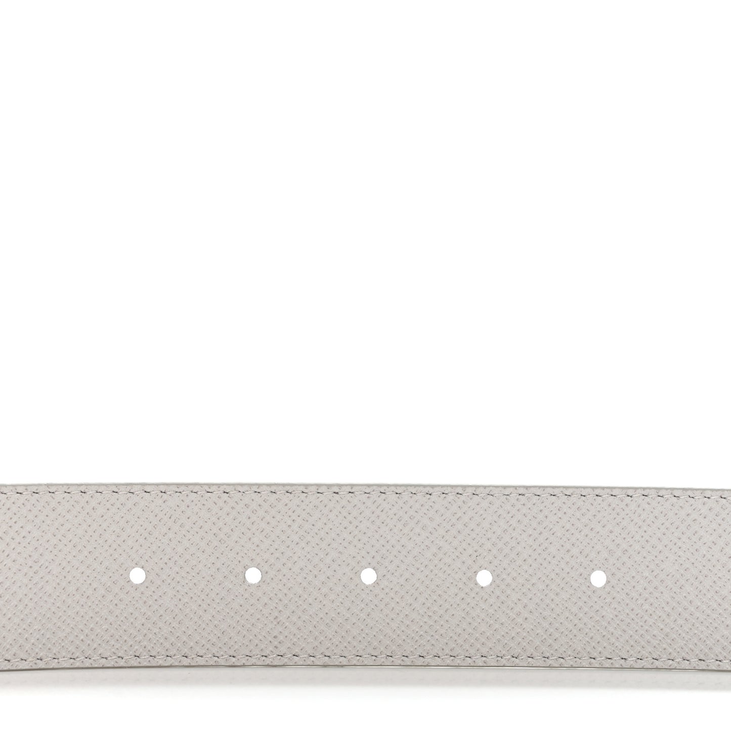 Taiga Monogram 40mm LV Initiales Belt 110 44 White