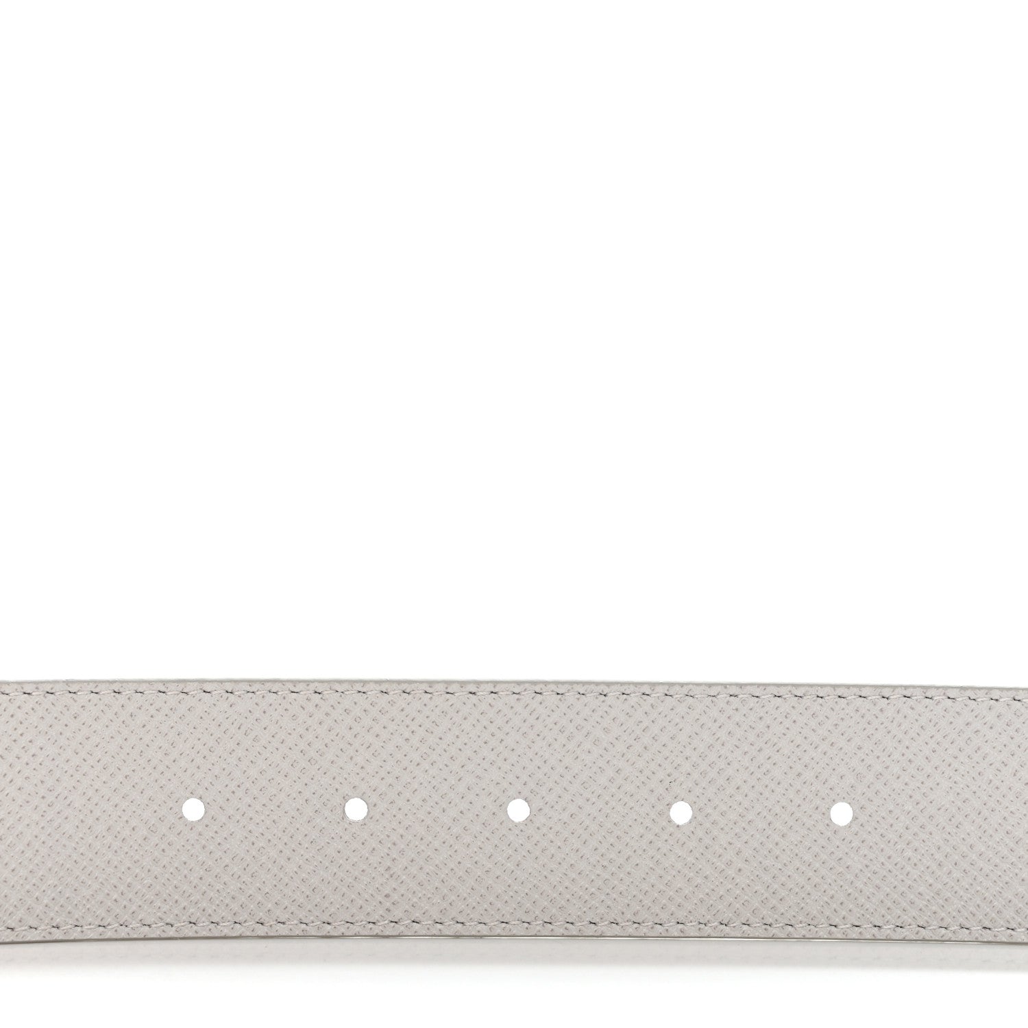 Louis Vuitton Taiga Monogram 40mm LV Initiales Belt 110 44 White 3 of 5