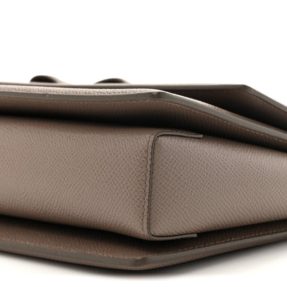 Salvatore Ferragamo Printed Calfskin Ginny Shoulder Bag Grey 9 of 11