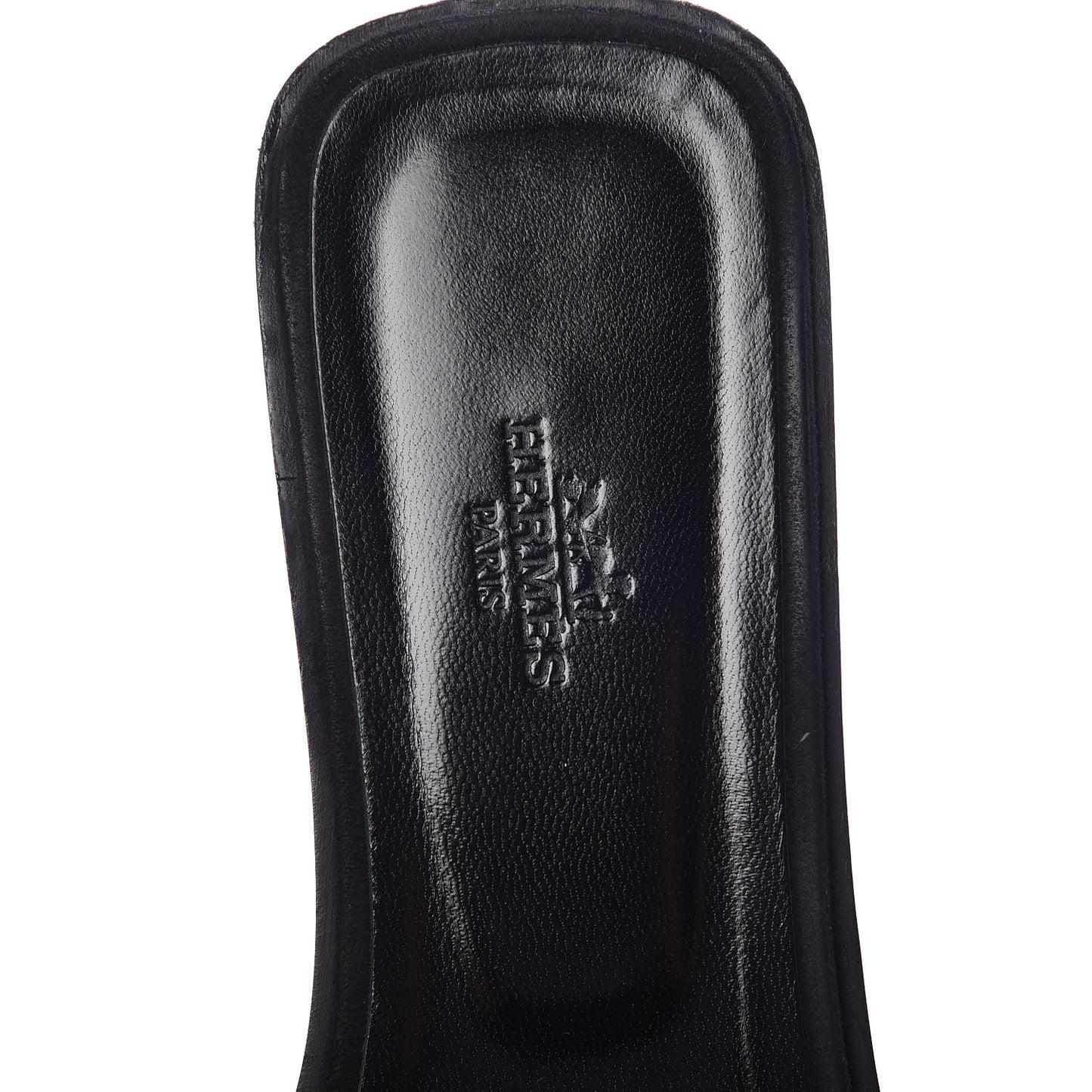 Calfskin Studded Oran Sandals 40 Black