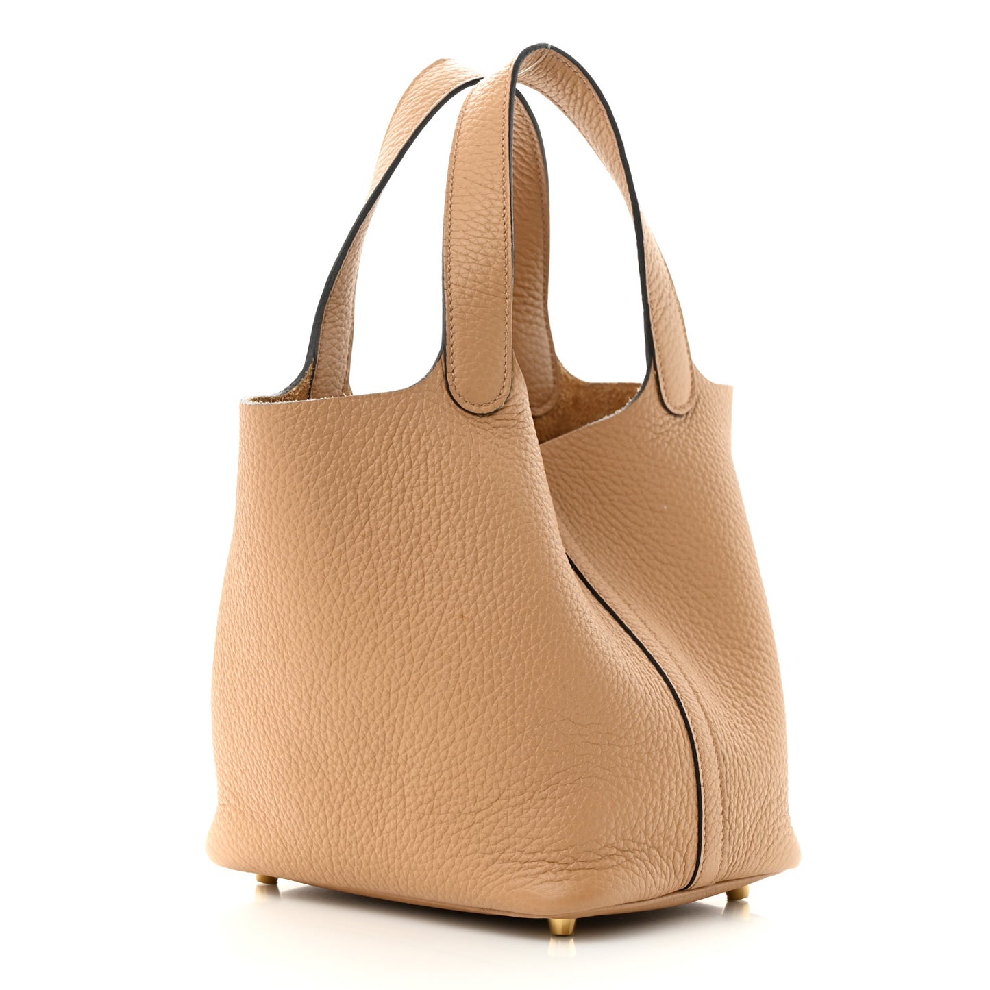 Taurillon Clemence Picotin Lock 18 PM Chai