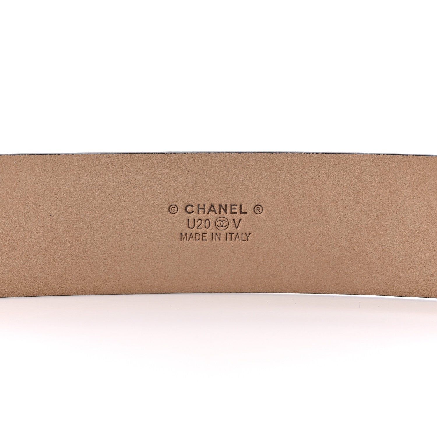 Chanel Calfskin Belt 95 38 Black 3 of 7