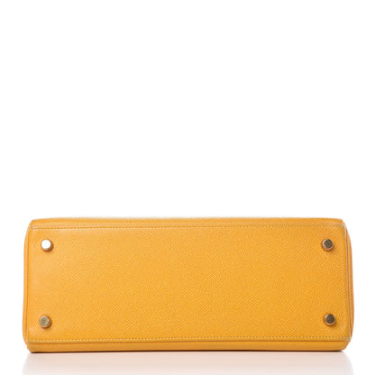 Hermes Epsom Retourne Kelly 28 Jaune 6 of 40