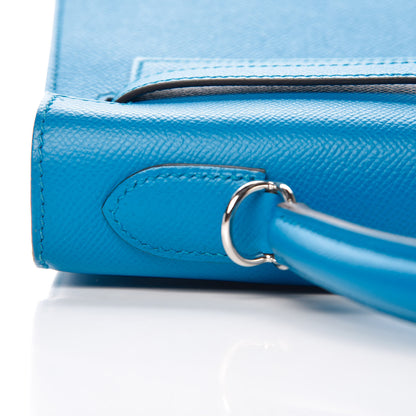 Hermes Epsom Kelly Sellier 32 Bleu Zanzibar 17 of 36
