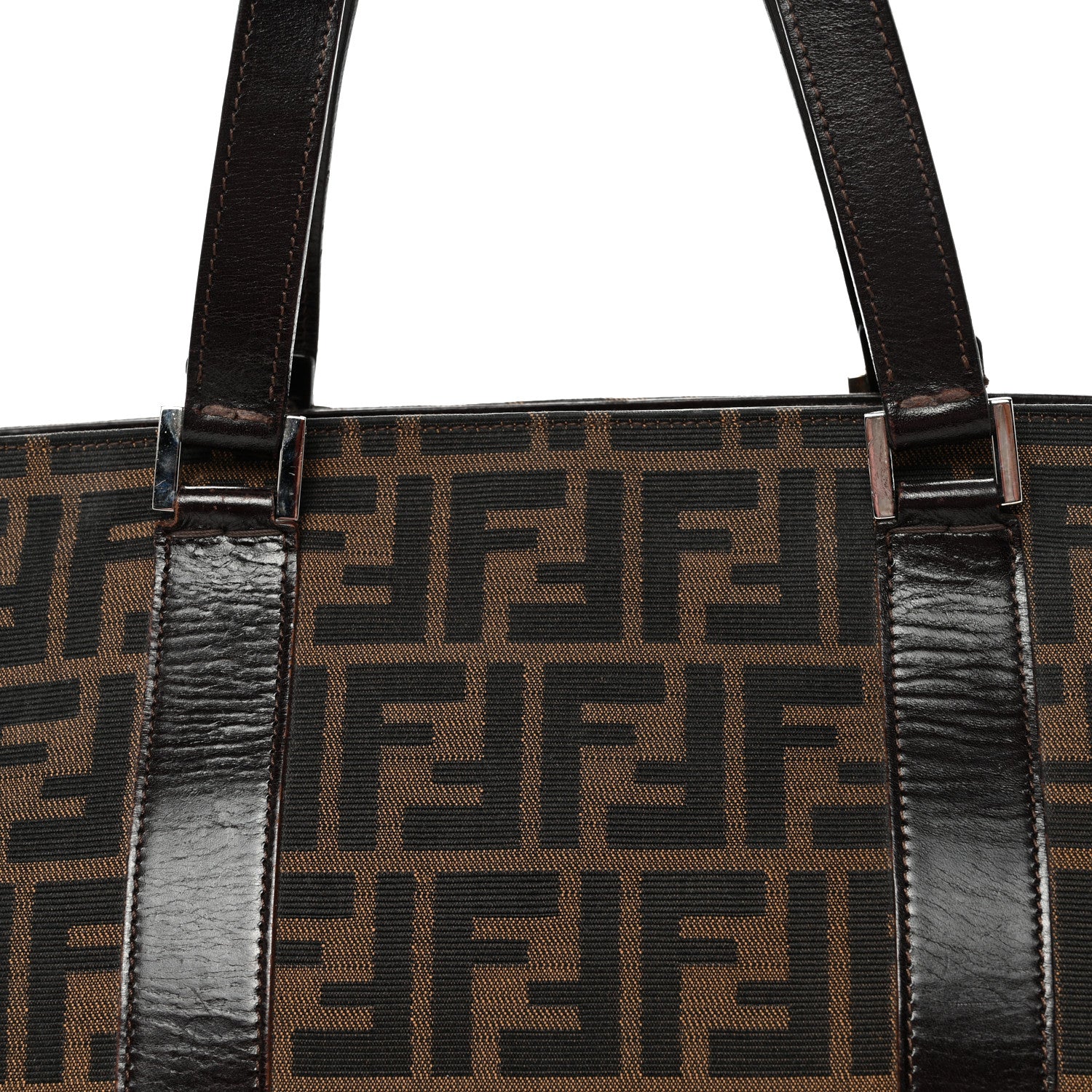 Fendi Zucca Shoulder Bag Tobacco 8 of 12